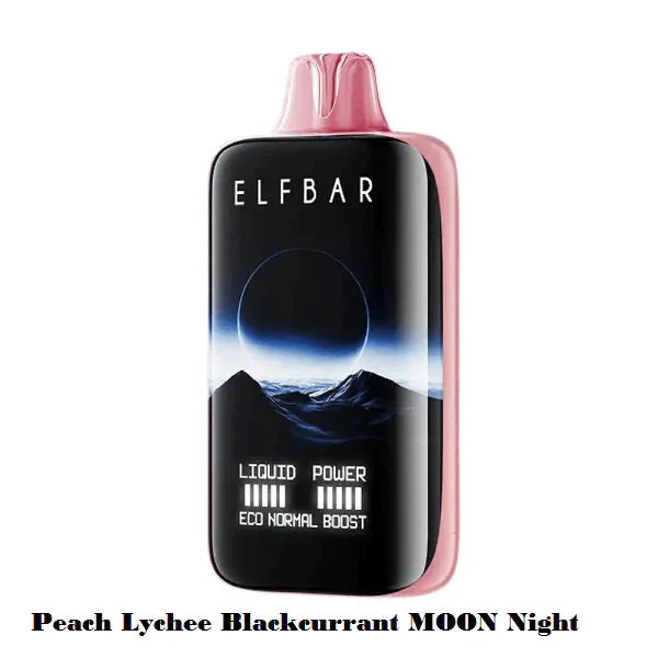 Buy Elf Bar Moonnight 40K – Peach Lychee Blackcurrant 40000 Puffs online in Ahmedabad - Vape Shop Ahmedabad
