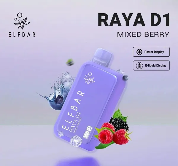 Buy Elf Bar Raya D1 – Mixed Berry online in Ahmedabad - Vape Shop Ahmedabad