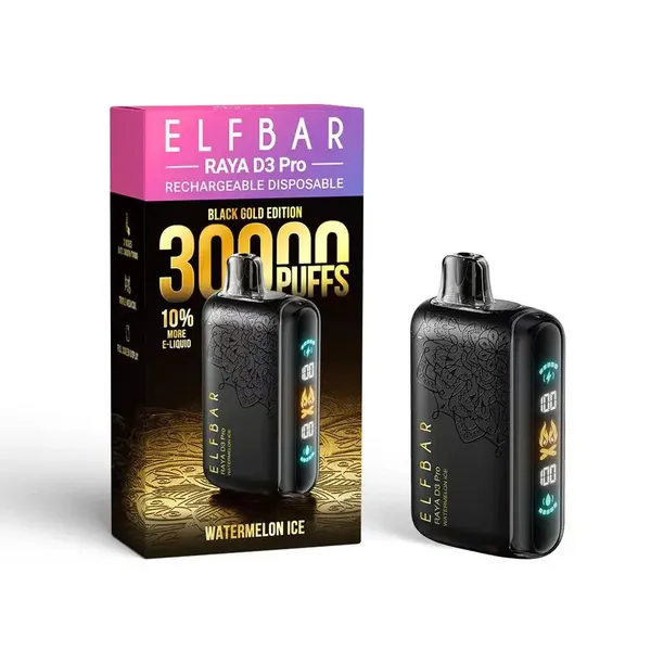 Buy Elf Bar Raya D3 Pro 30 K – Watermelon Ice 30000 Puffs online in Ahmedabad - Vape Shop Ahmedabad