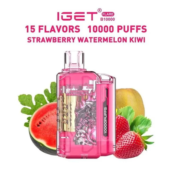 Buy Iget Flare B10000 – Strawberry Watermelon Kiwi online in Ahmedabad - Vape Shop Ahmedabad