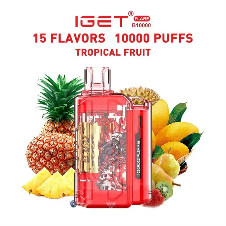 Buy Iget Flare B10000 – Tropical Fruit online in Ahmedabad - Vape Shop Ahmedabad