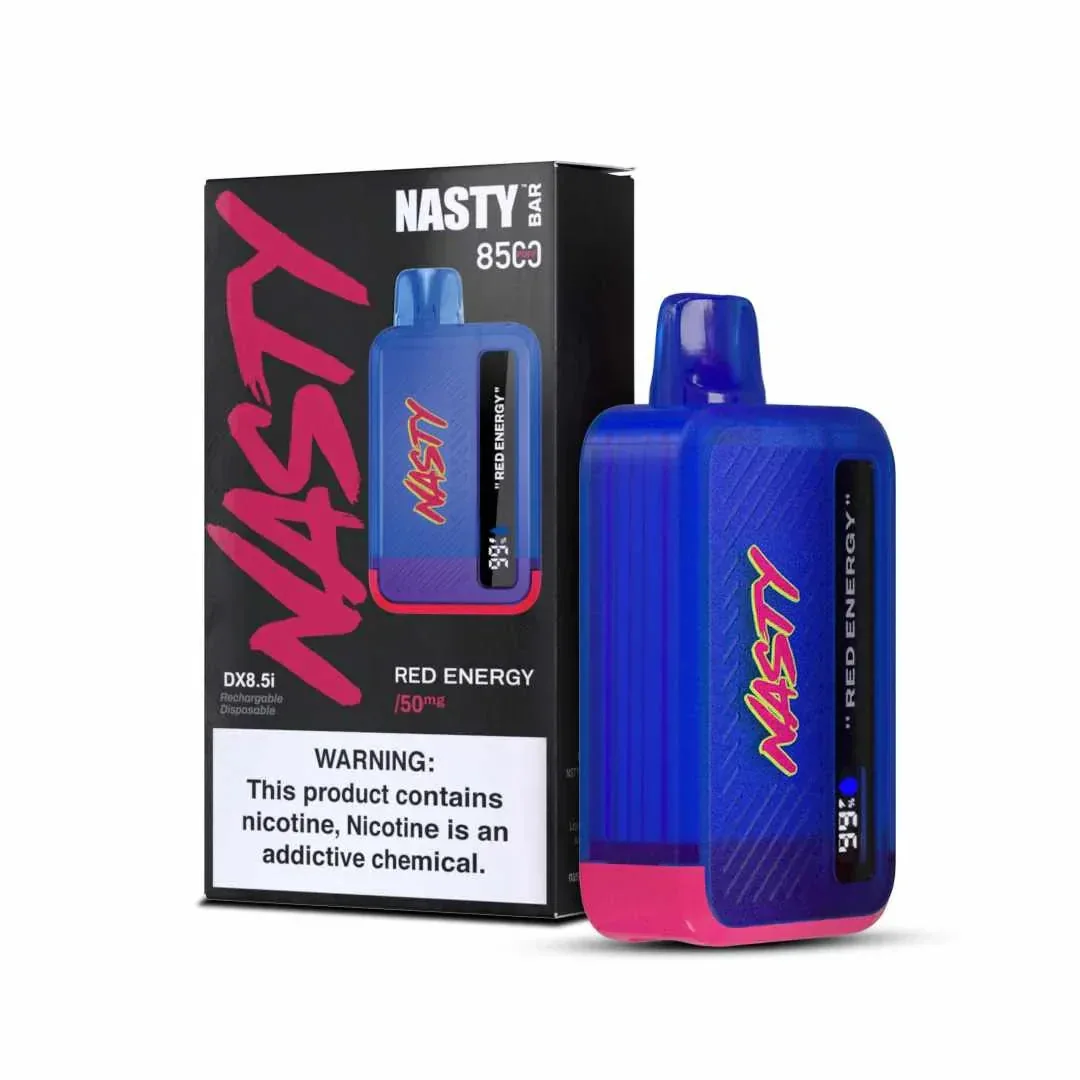 Buy Nasty Bar Red Energy – (8500 Puffs) online in Ahmedabad - Vape Shop Ahmedabad