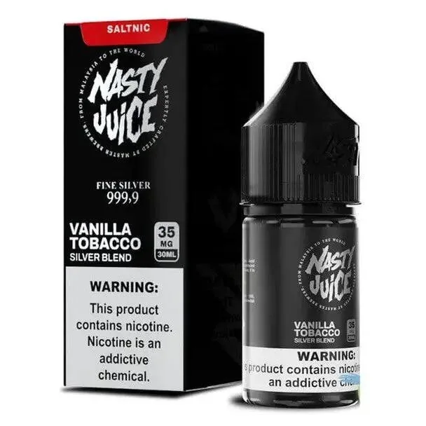 Buy Nasty Nic Salt – Vanilla Tobacco online in Ahmedabad - Vape Shop Ahmedabad