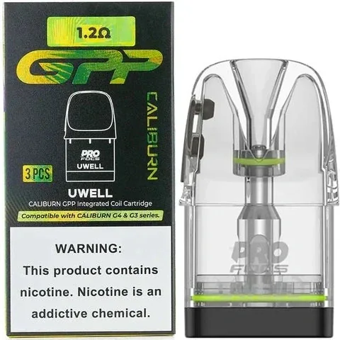 Buy Uwell Caliburn Gpp Replacement Pod (1 2ω) online in Ahmedabad - Vape Shop Ahmedabad